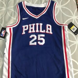 NWT Authentic Ben Simmons Jersey Sz S